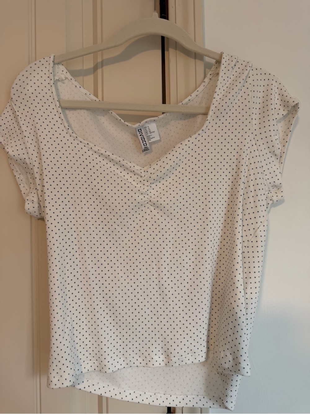 H&M Polka Dot Short Sleeve Tee